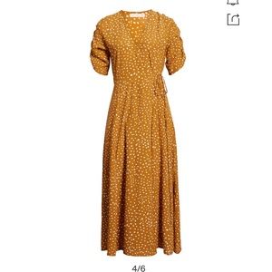 Faithfull the Brand Dresses - Chiara Dot Print Wrap Dress Faithfull the Brand Dresses - Chiara Dot Print Wrap Dress